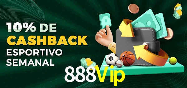 10% de bônus de cashback na 888Vip